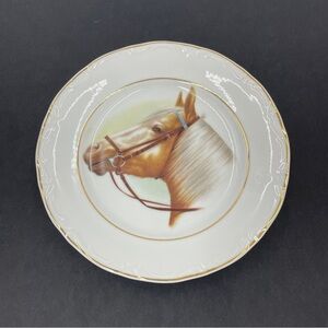 Vintage Crown Regent Horse Porcelain Plate